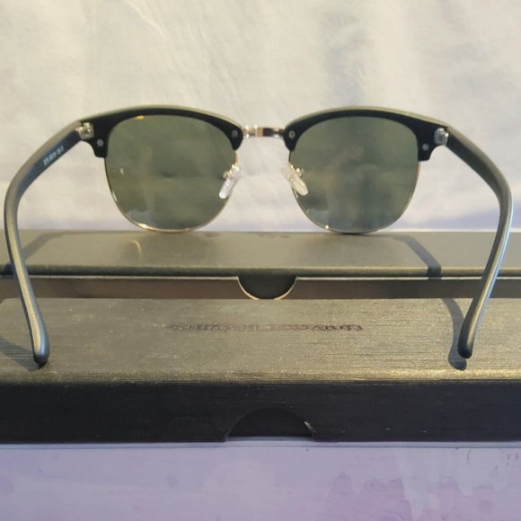 Women Square Frame Polarized Sunglasses 60mm Black Flat Finish TAC Lens 100% UV main image 5